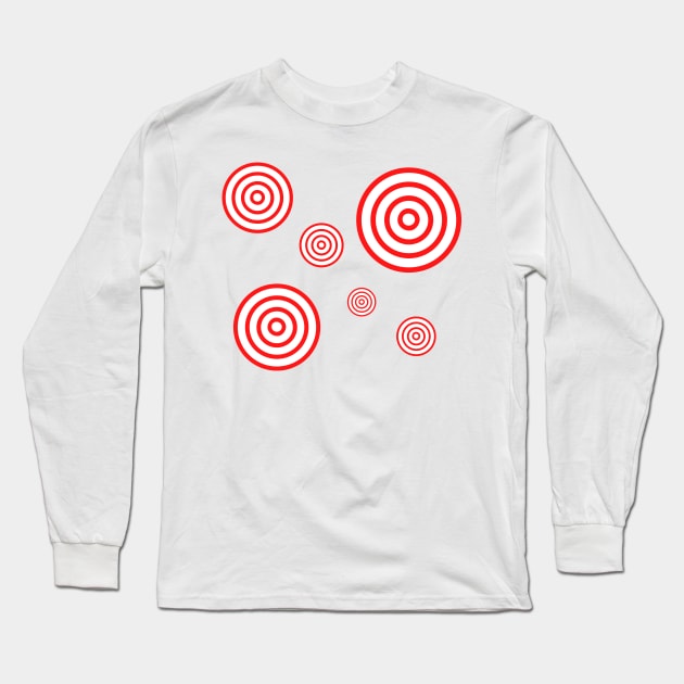 red target archery design Long Sleeve T-Shirt by Artistic_st